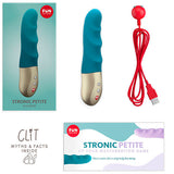 Stronic petite pulsator vibrator deep sea blue fun factory sex toy for beginner