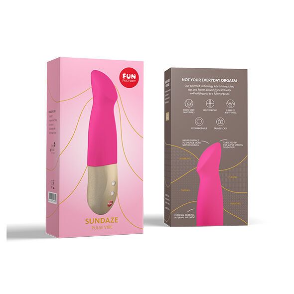 Fun Factory sundaze Pulse Vibe vibratore fucsia rosa sex toy stimolante