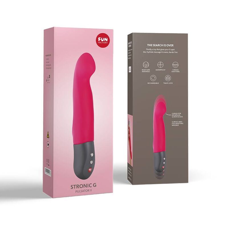 Sex toy stronic G vibrator pulsator II pink fun factory g-spot massager