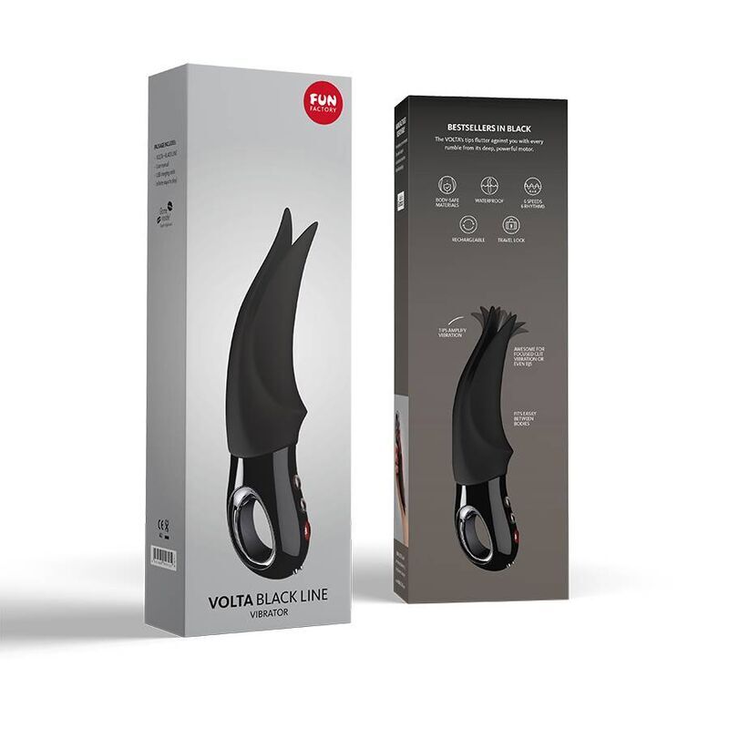 Volta clitoral vibrator black line fun factoy sex toy