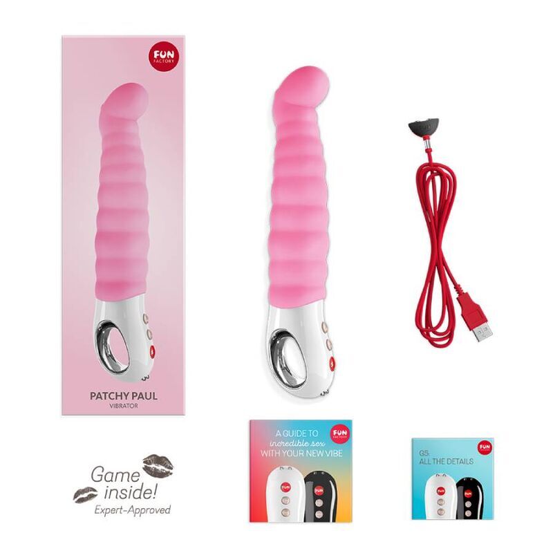 Fun factory patchy paul G5 g-spot vibrator candy pink sex toy