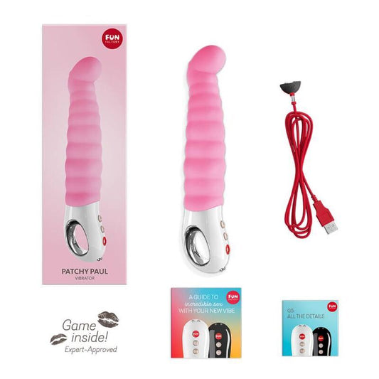 Fun factory patchy paul G5 vibratore del punto G rosa caramella giocattolo del sesso