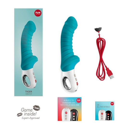 Fun factory tiger G5 vibrator petrol stimulate g-spot curve sex toy