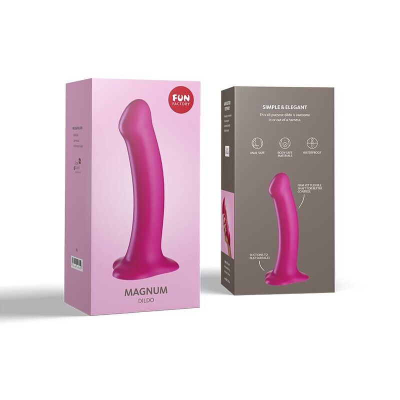 Fun factory - magnum dildo blackberry for vaginal and anal