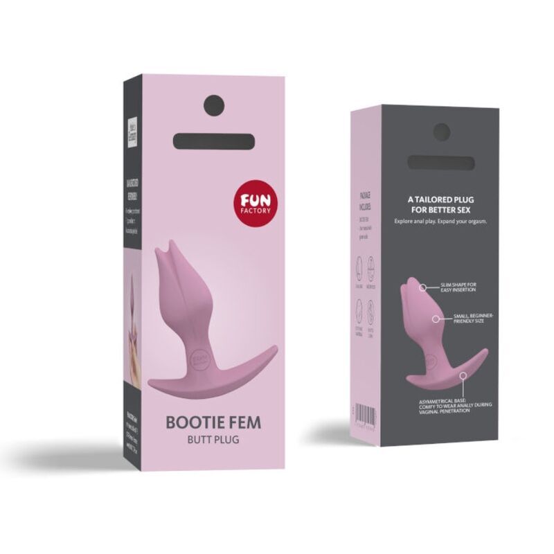 Fun factory bootie fem female anal butt plug rose sex toy for woman