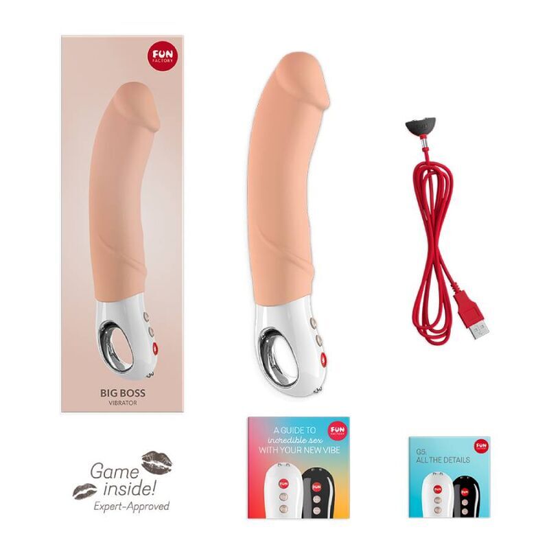 Big boss G5 vibrator nude fun factory sex toy flexible g-spot stimulation