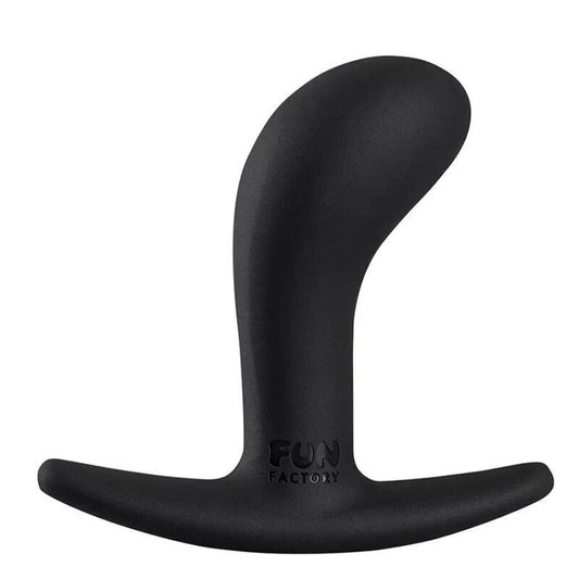 Fun factory bootie anal plug small black sex toy butt plug beginner expert couple
