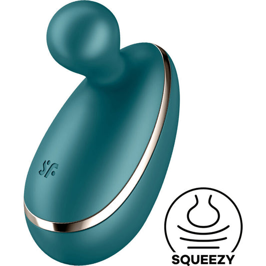 Satisfyer Spot on 1 grüner Auflegevibrator, Sexspielzeug zur Stimulation der Klitoris aus weichem Silikon