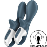 Satisfyer Air Pump Booty 2 Stimolazione del giocattolo sessuale con vibratore anale gonfiabile grigio scuro