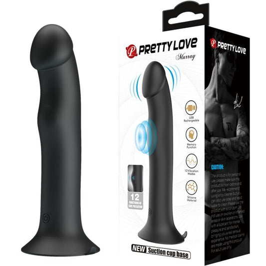 Pretty love - murray dildo black vibrator and clitor suctioner
