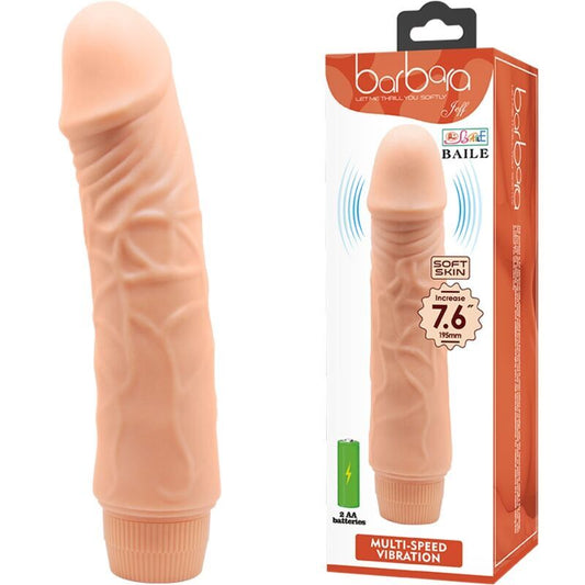 Baile - vibratore realistico barbara sex toy da 20 cm