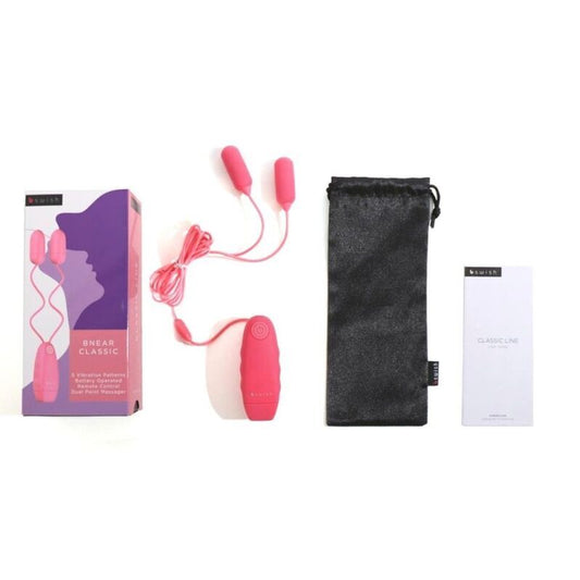 B swish – Bnear klassisches Pastell-Vibrator-Sexspielzeug, doppeltes Vergnügensmassagegerät