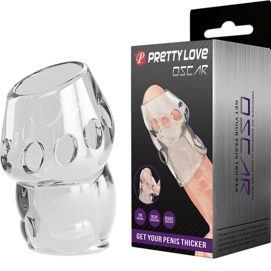 Pretty love - oscar transparent penis enhancer thicker