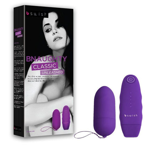 Banaughty unleashed classic purple remote control vibrator sex toy bullet egg