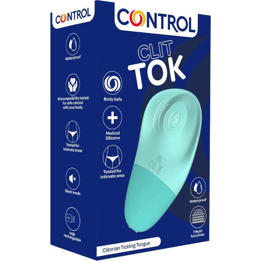 Control - clit tok rechargeable clitoral stimulator tongue sex toy