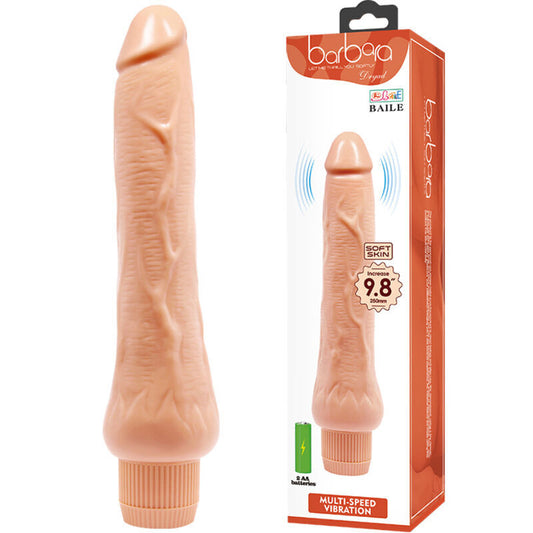 Baile barbara realistic dildo 25cm natural multispeed vibration sex toy g-spot woman