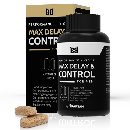 Blackbull by spartan max delay & control maximum performance for men 60 capsules