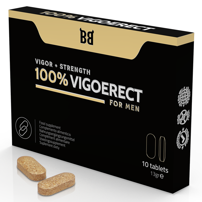 Blackbull by spartan - 100% vigoerect enhancer for men 10 capsules