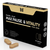 Blackbull by spartan max pause & vitality retardant for men 10 capsules