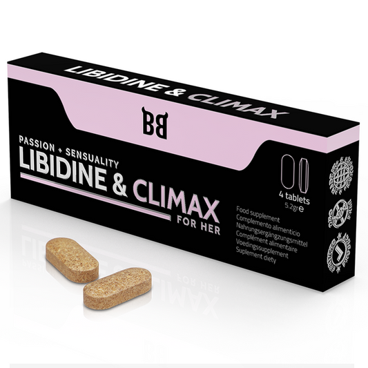 Blackbull by spartan - libidine&climax libido increase for women 4 capsules
