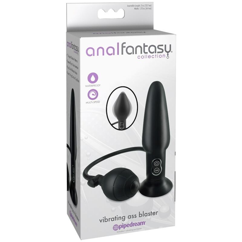 Anal Fantasy Plug aufblasbarer Vibrator Frauen-Analdildo-männlicher Po-Dilatatoren-Sex