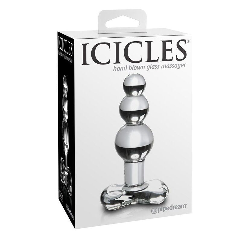 Anal butt plug icicles number 47 crystal massager prostate perineum sex toys