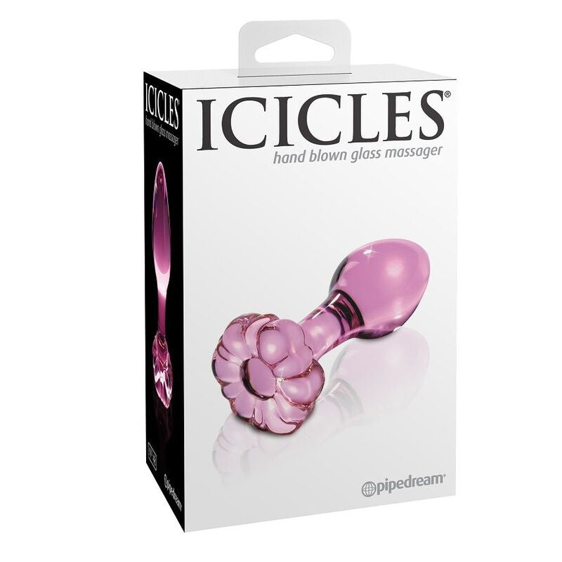 Glass anal plug icicles number 48 crystal prostate massager sex toys for women