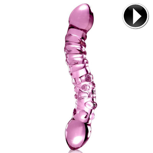 Icicles numero 55 dildo di vetro giocattolo-massaggiatore plug-butt dilatatori-sesso ano vagina