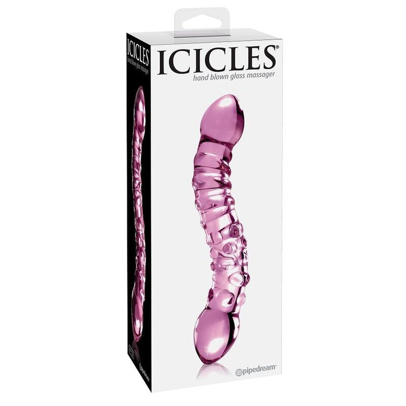 Icicles number 55 glass dildo toy-massager plug-butt dilators-sex anus vagina