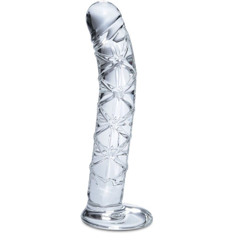 Eiszapfen Nummer 60 Frauendildo Kristallmassagegerät Glas Sexspielzeug Pipedream-Qualität