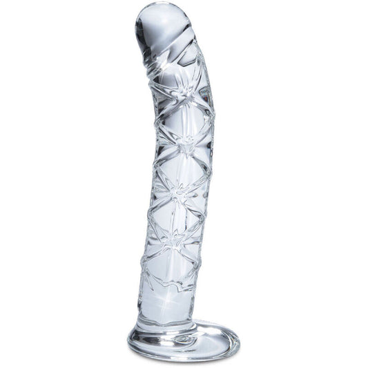 Icicles numero 60 donne dildo cristallo massaggiatore giocattolo del sesso in vetro qualità pipedream