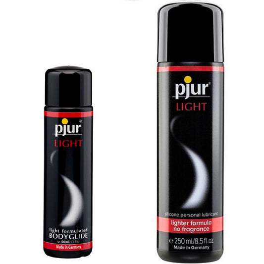 Pjur Light Silikon-Gleitmittel Sex-Gleitmittel für lang anhaltenden Geschlechtsverkehr 