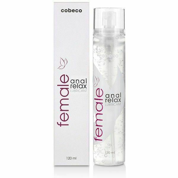 Anal Relax Lubricant Water-Based Female Intimate Lube Cobeco Auth 4 fl oz 120ml