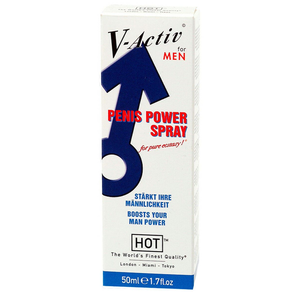 Pene eretto Spray Power V-Activ 50ML