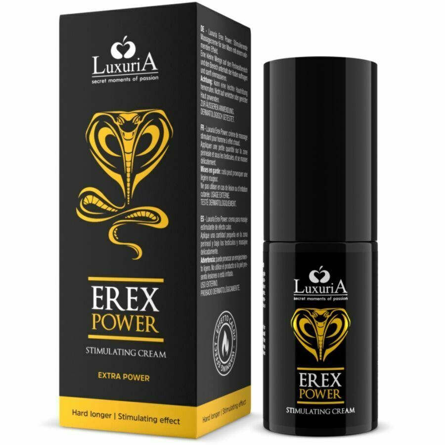 Luxuria Erex Extra Power Stimulierende Creme Erektion für Penis 30ML