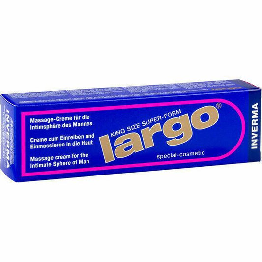 Inverma Largo Erektionsverstärkercreme für schnelleres männliches Wachstum, King Size, 40 ml