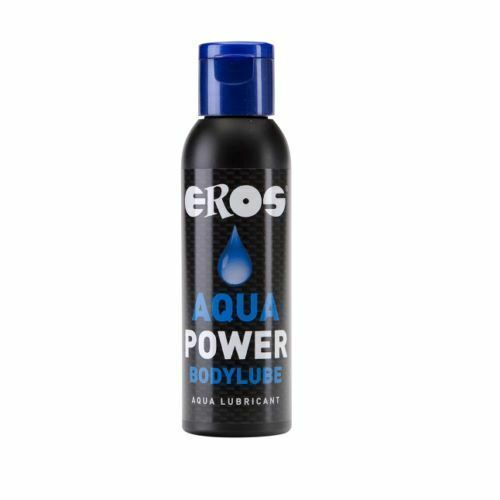 Langlebiges Gleitmittel auf Wasserbasis Eros Aqua Power Body Glide Lube Feel Nature 50 ml 
