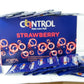 Aromatisierte Kondome Control Strawberry Lubricated Lube 1-4-6-12-24-50-100-144 Box 