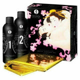 Shunga Set Kit Erotic Massage Gel Oriental Body Slide Strawberry Sparkling Wine