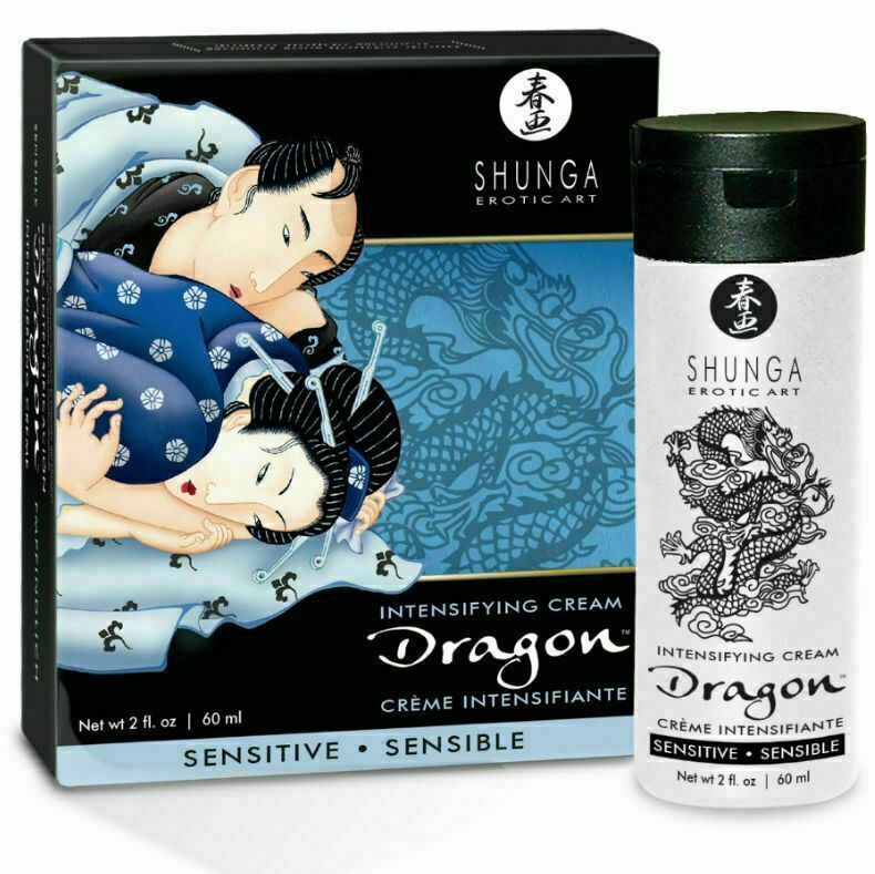 Shunga Dragon Sensitive Creams For Couple Hot&amp;Cold Orgasmic Gel 2fl oz 60ml 