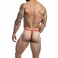 Mens Thong Loopstring Provocative Red G-String Underwear Stripper Open S M L XL