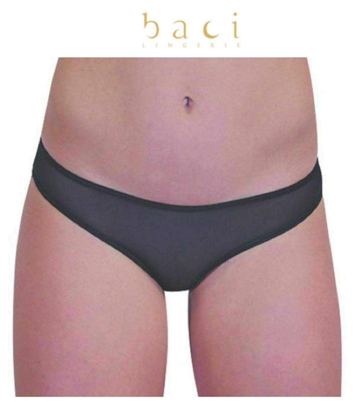 Baci Damen-Dessous, sexy Höschen, transparente kurze Unterwäsche, 4003, Einheitsgröße SML 