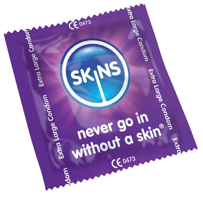 Preservativi Skins XXL Taglia XL XXL Preservativo extra large lubrificato Taglia più grande - sfuso 