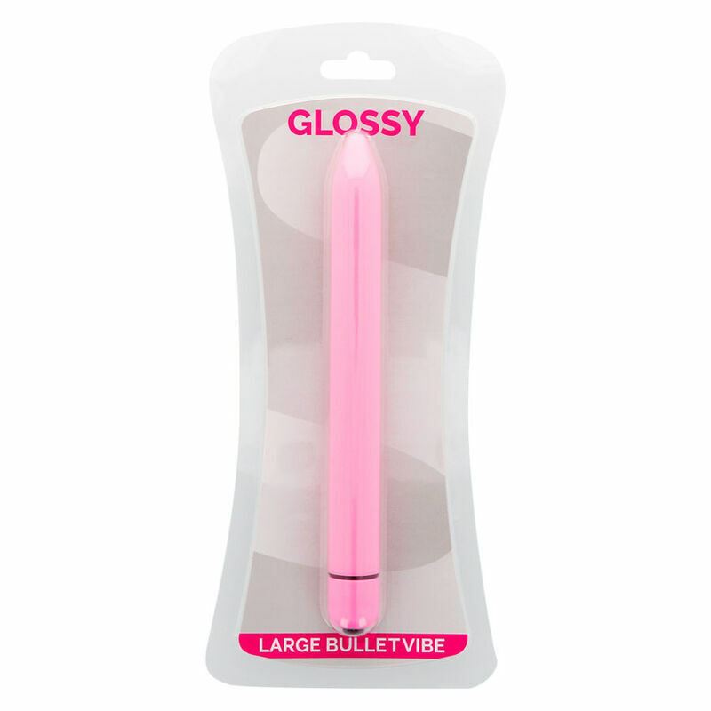 Glossy Slim Pink Female Vibrator Sex Toy G-Spot Thin Dildo Vagina Woman Massager