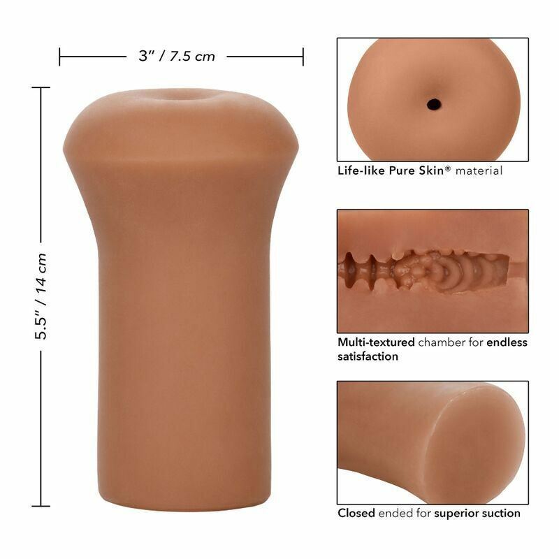 Mann Masturbator Pocket Pussy Calex Boundless Stroker Masturbator Karamell Sexspielzeug