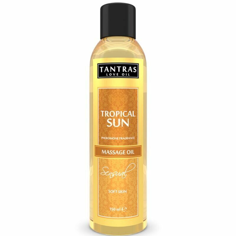 5oz Tantric Massage oil -Tantras Love Stimulant Oil Flavored Edible Tropical Sun