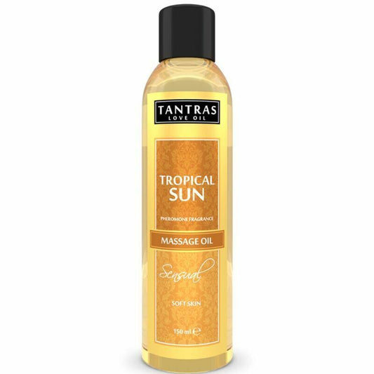 5oz Tantric Massage oil -Tantras Love Stimulant Oil Flavored Edible Tropical Sun