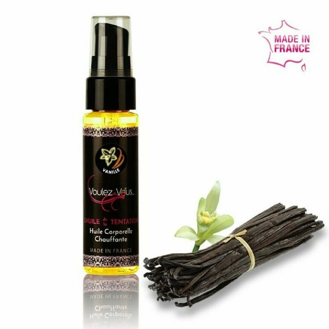 Voulez Vous Erotic Massage Oil Warming edible Foreplay lotion Kissable Vanilla