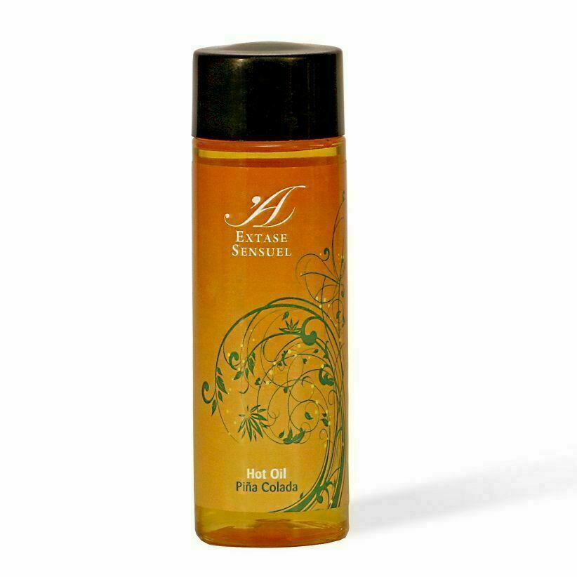 Massage Hot Oil Extase Sensuel PiÑa Colada Edible Condom Safe 3.3 fl oz / 100ml