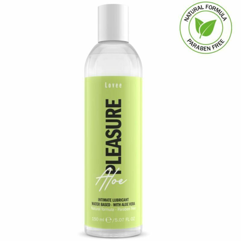 Il lubrificante Lovee Aloe Pleasure con aloe vera idrata il lubrificante sessuale per donna 5 once 